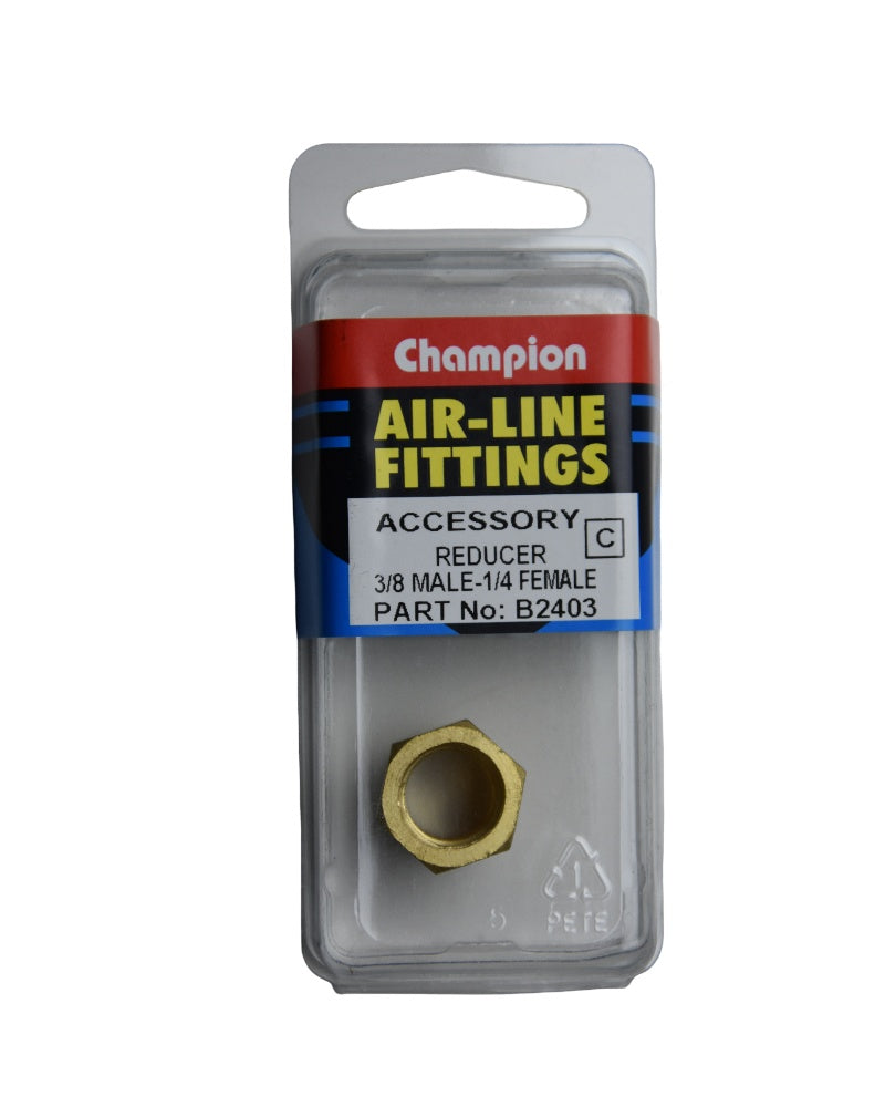 Champion Air Fitting Reducer 3/8 Male to 1/4 Female