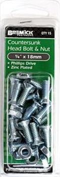 CSK B/N PHIL ZNC 1/4 X 18 PK15