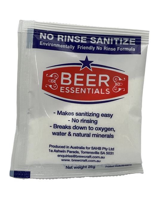 Beer Essentials No Rinse Sanitizer 25g