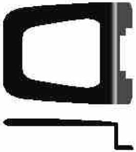 TAB LIFT FLYSCREEN BLACK 25MM