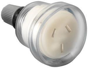 HPM Extension Cord Socket End 10 Amp Clear
