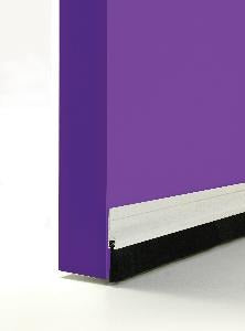 SEAL DOOR BRUSH STRIP PVC 915MM WH