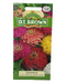 D.T Brown - Zinnia - 130 seed pack