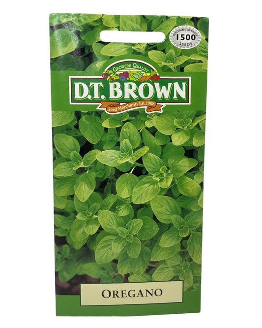 D.T. Brown Seeds - Oregano - 1500 Seed Pack