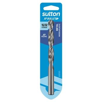 DRILL D220 JOBBER HSS BRIGHT 15/32IN CARDED XP BULLET
