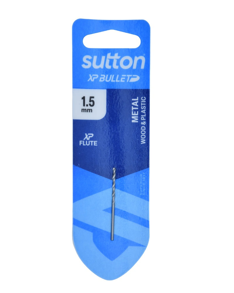Sutton XP Bullet HSS Drill Bit 1.5mm