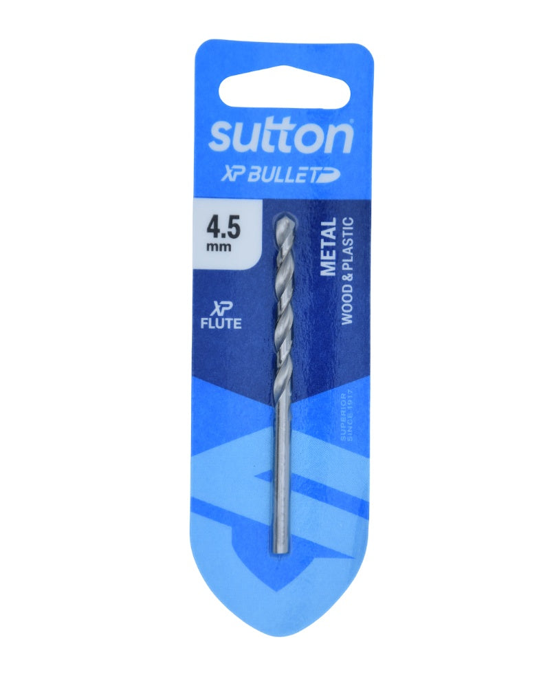 Sutton XP Bullet HSS Drill Bit 4.5mm