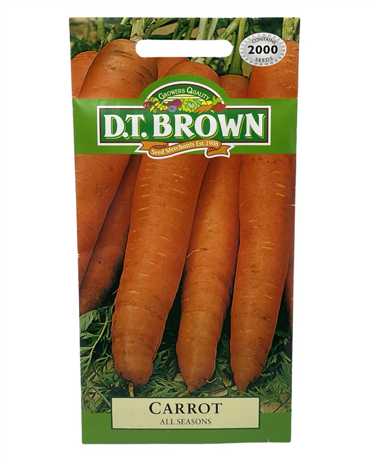 D.T. Brown Seeds - Carrot All Season - 2000 Seed Pack