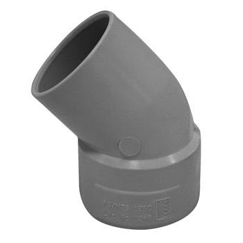 BEND DWV PVC M F PLAIN 40mm 43 DEG