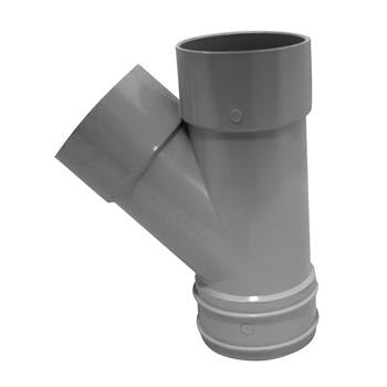 DWV PVC JUNCTION PLAIN 65mm X  45 Deg