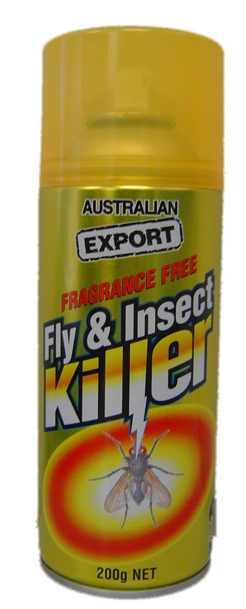 EXPORT FLYSPRAY FRAGRANCE FREE YELLOW CAN 200G