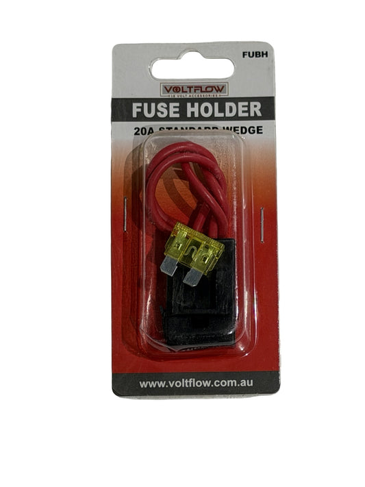 Voltflow In-Line Fuse Holder 20A Standard Wedge