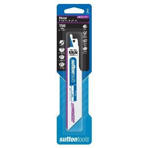 RECIP BLADE H509 METAL 150X X 25 0.9 10-14 TPI BMT DOMINATOR 2PK