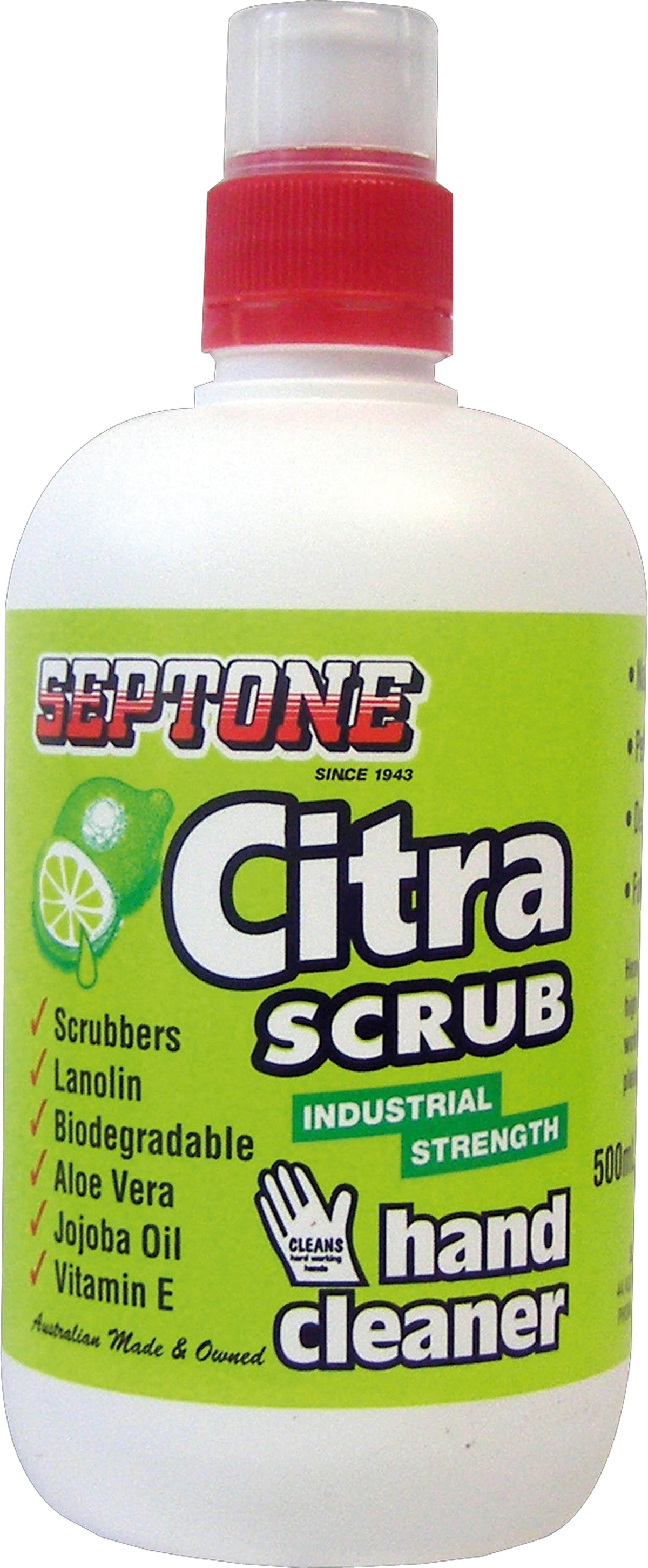 SEPTONE CITRA SCRUB HAND CLEANER 500ML