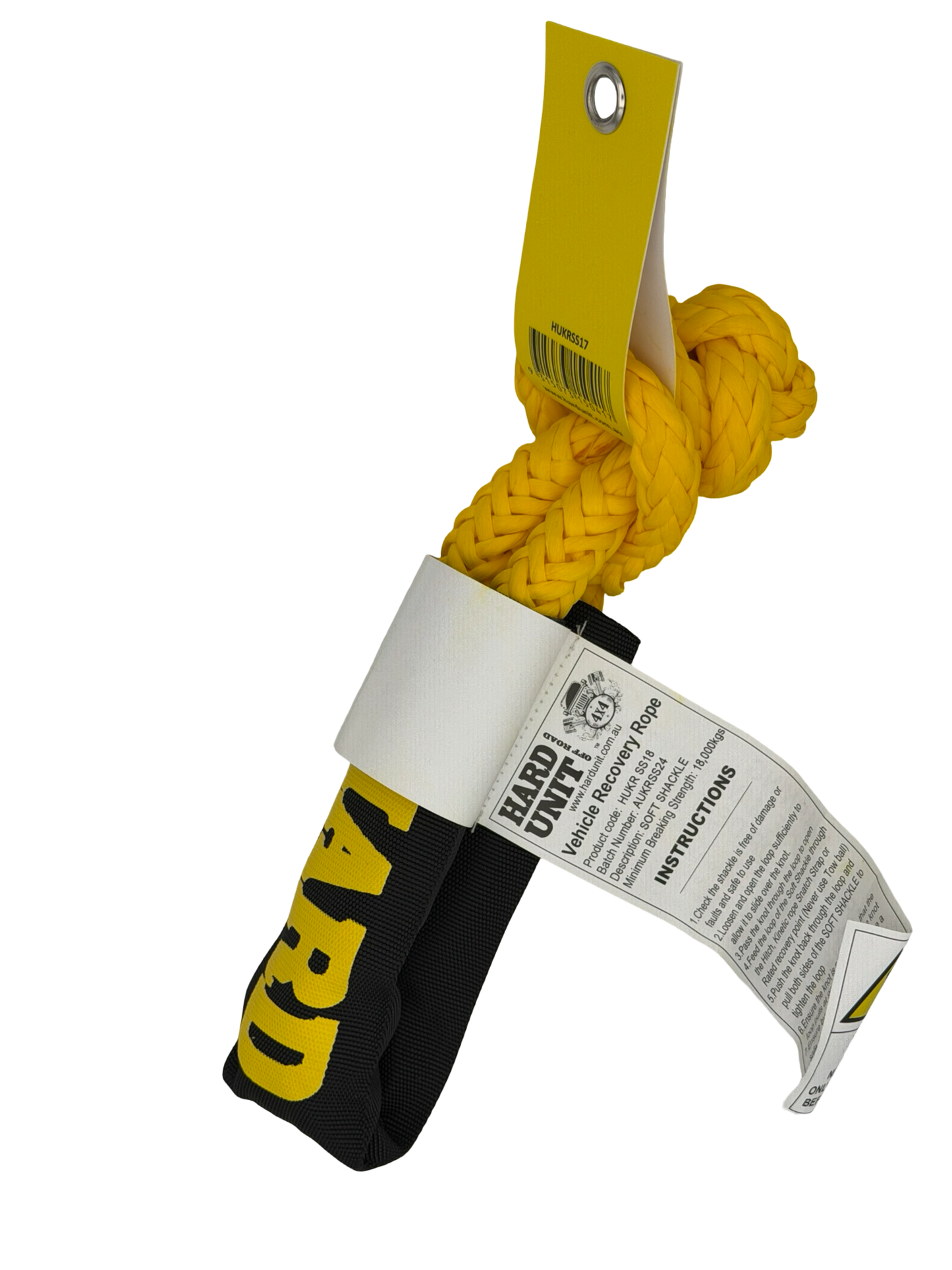 Hard Unit Soft Shackle Recovery 17000kg 12mm x 560mm