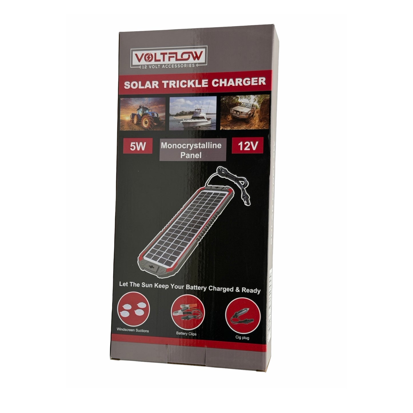 VoltFlow Portable Solar Panel Charger 5W