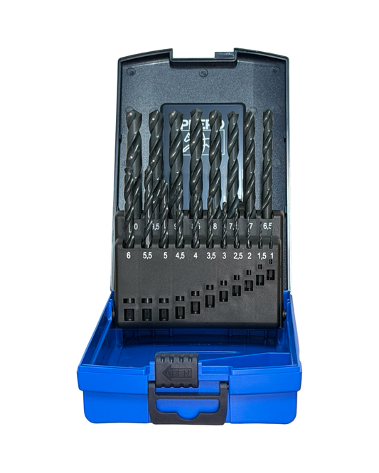 19 Piece HSS Metric Drill Bit Set