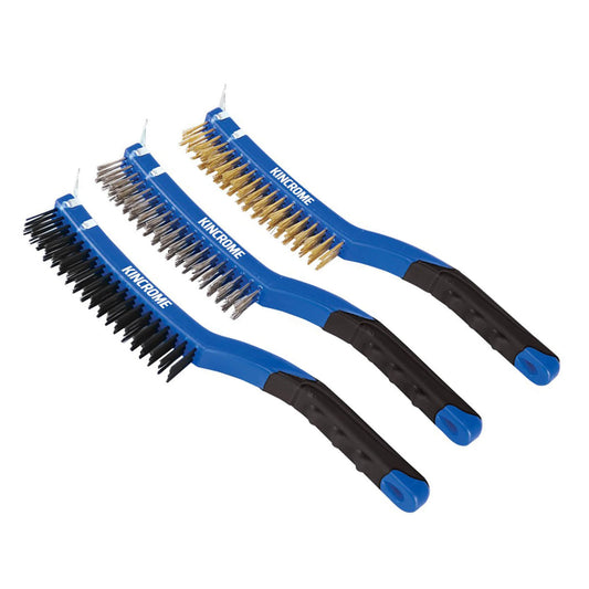 Kincrome Wire Brush Set Large 3 Piece