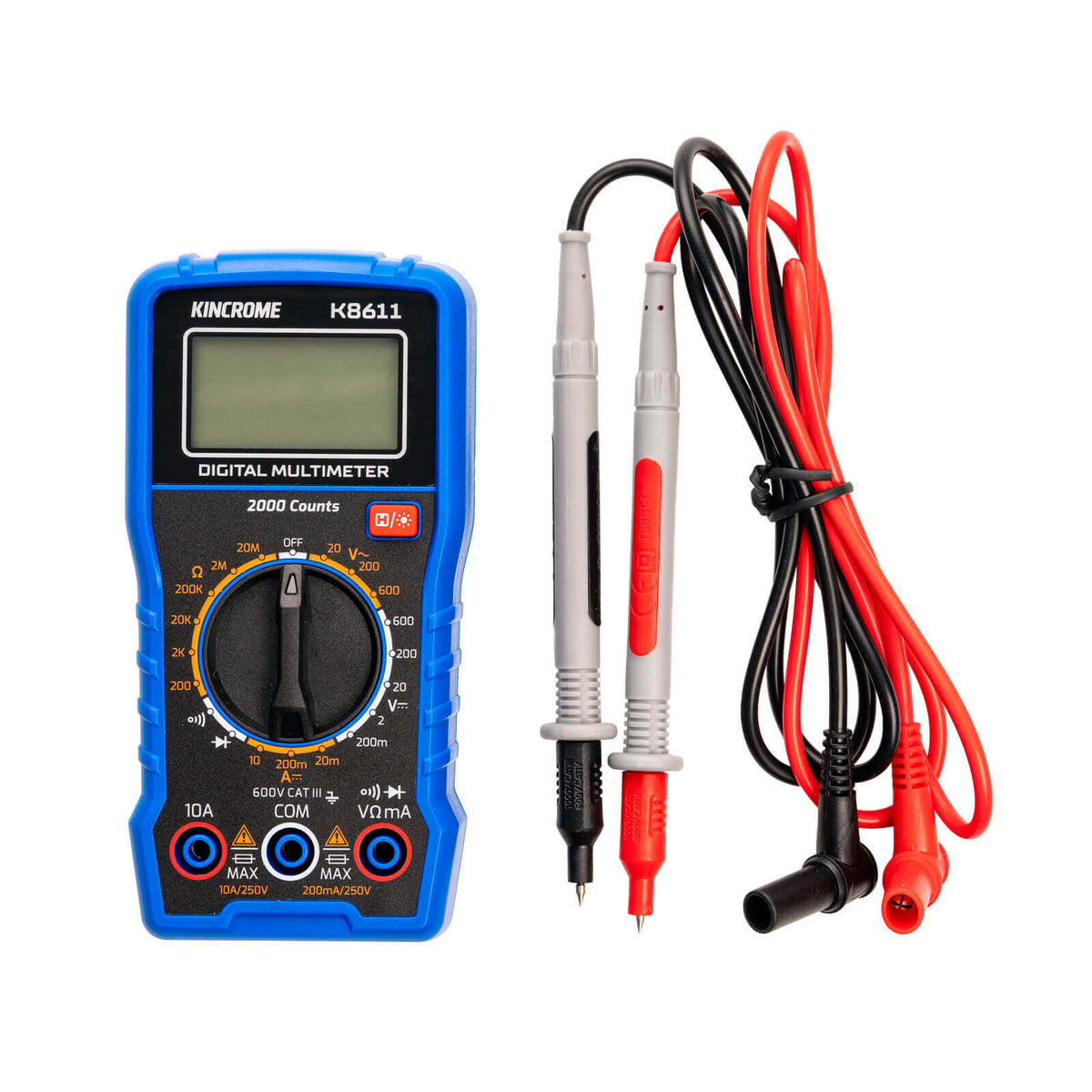 Kincrome Digital Multimeter - Manual Ranging