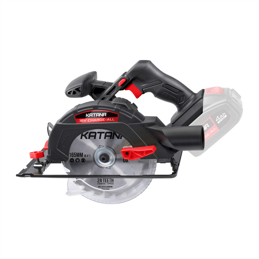 KATANA 18V Cordless 165mm Circular Saw - Tool Only (Bare Tool)