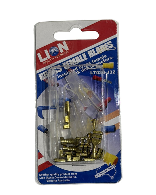Lion Brass Female Blades with Covers (20 Piece)