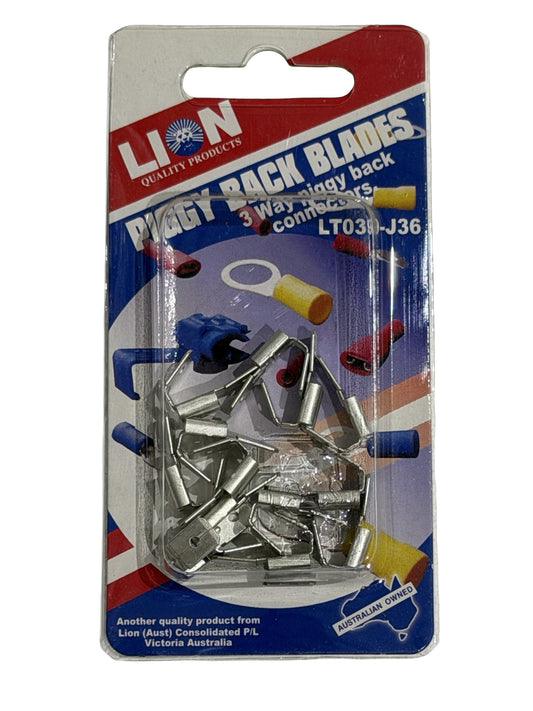 Lion Brass 3-Way Piggy Back Connectors (13 Pack)