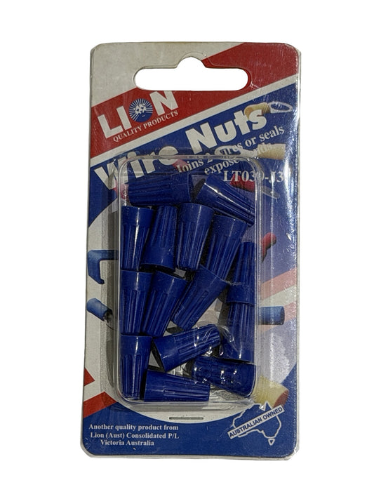 Lion Wire Nuts Blue (15 Pack)