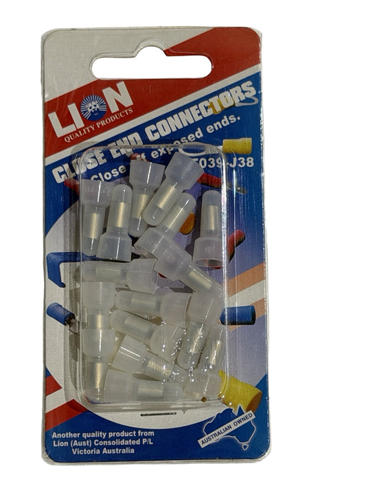 Lion Close End Connectors (16 Pack)