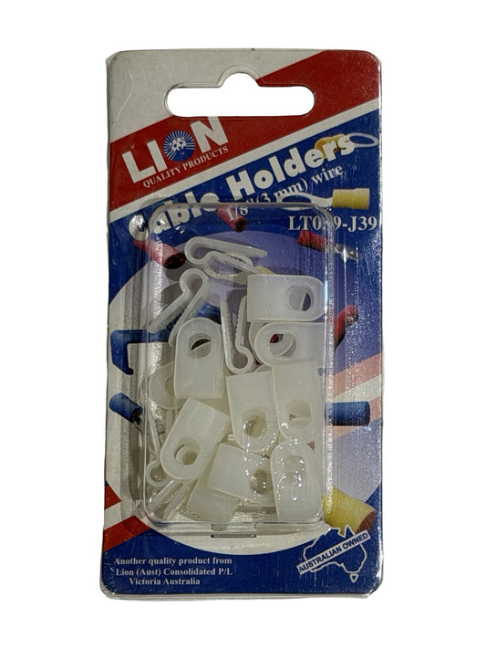 Lion Nylon Cable Holders 3mm (20 Pack)