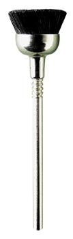 PG MINI CUP BRUSH BLACK BRISTLE 12MM