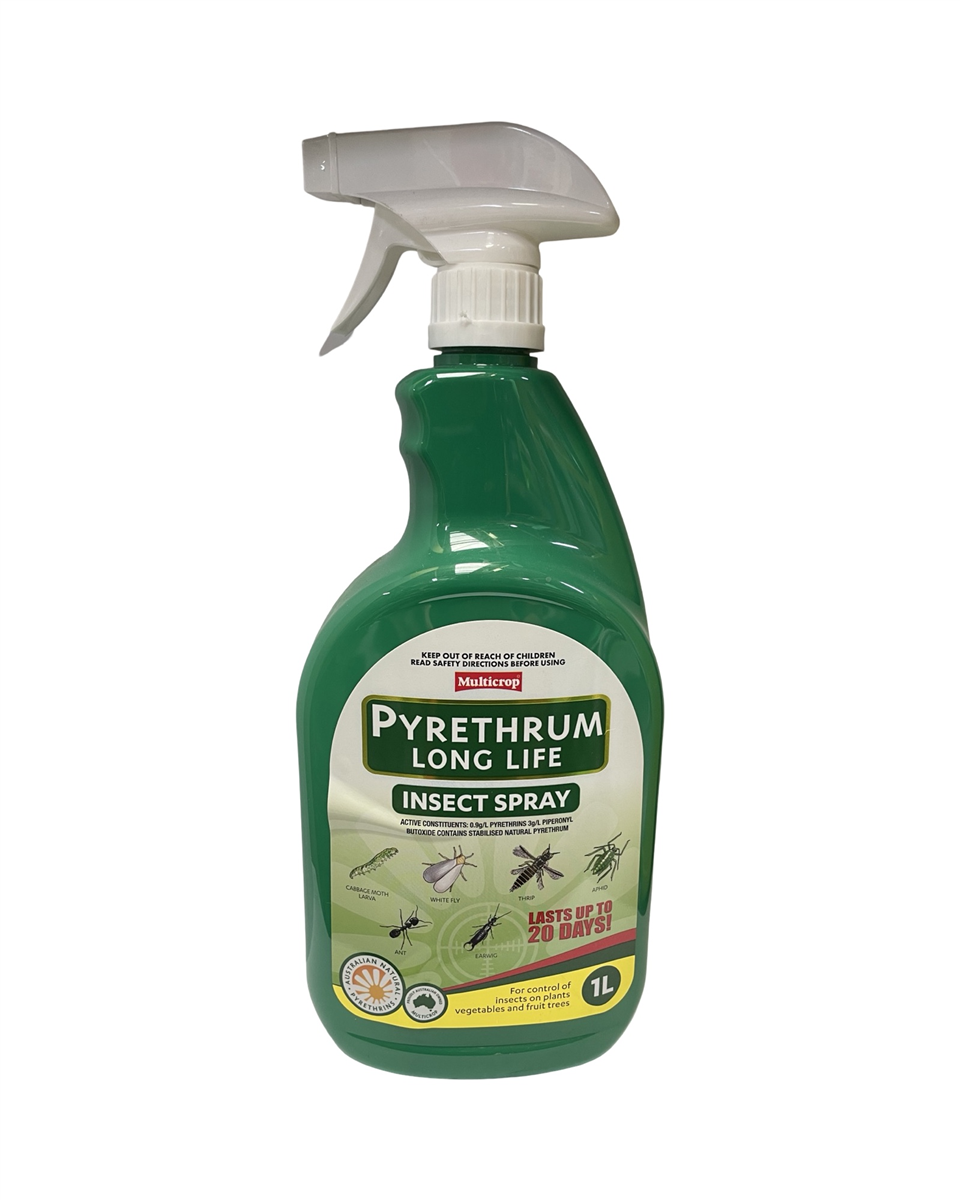 Multicrop Pyrethrum Long Life Insect Spray 1L – Strathalbyn H Hardware