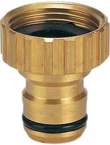 TAP ADAPTOR BRASS 1IN 18MM