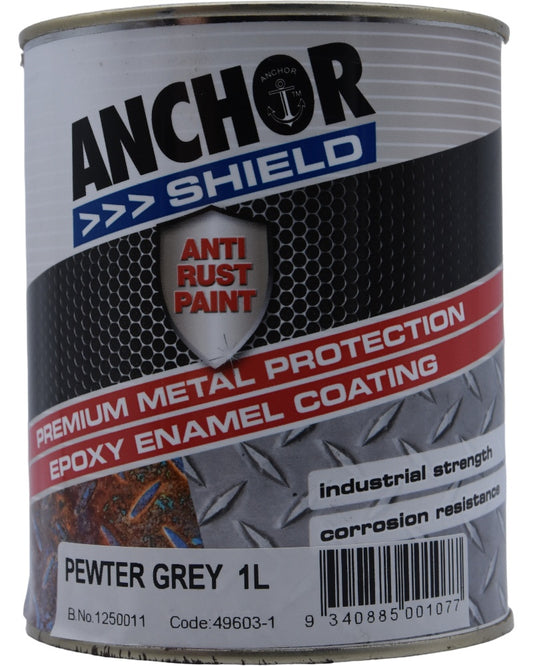 ANCHOR SHIELD PEWTER GREY 1LT