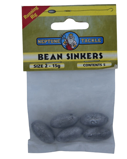 Neptune Tackle Bean Sinker Size 2 15g