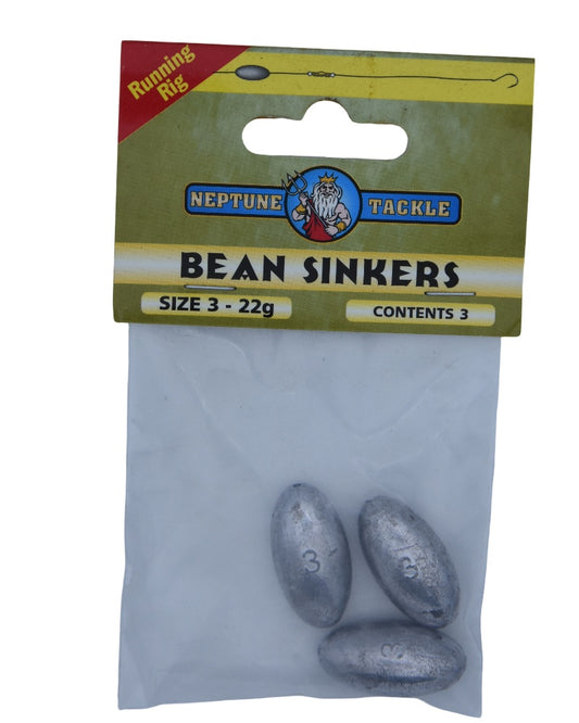 Neptune Tackle Bean Sinker Size 3 22g