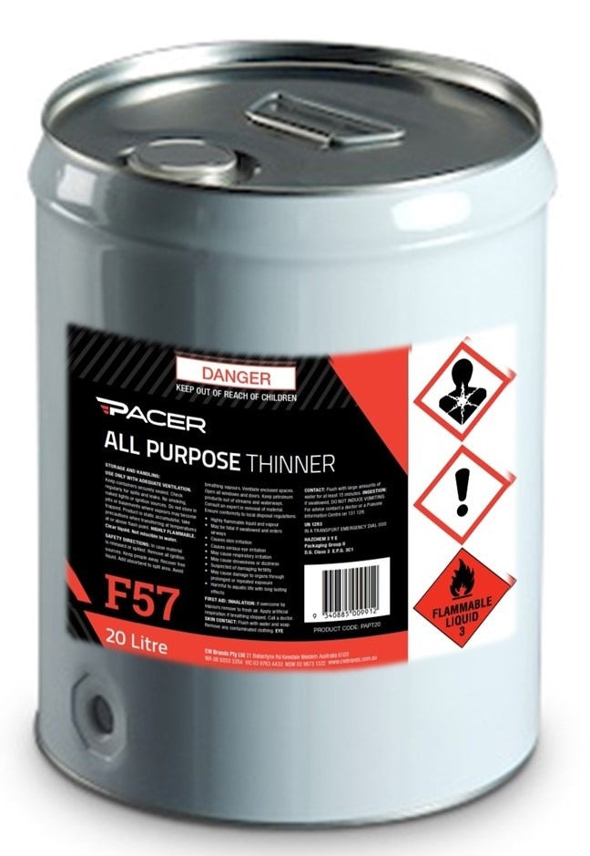 PACER F57 ALL PURPOSE THINNERS 20LT
