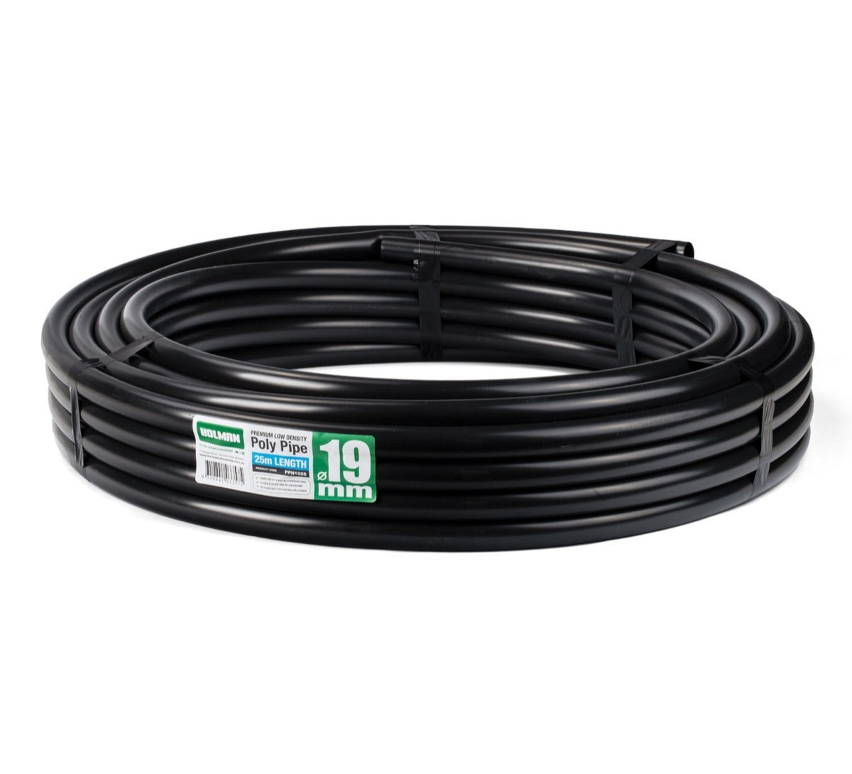 Holman Low Density Poly Pipe 19mm x 25m, Black