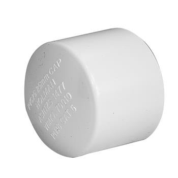 PVC CAP CAT 6 25MM