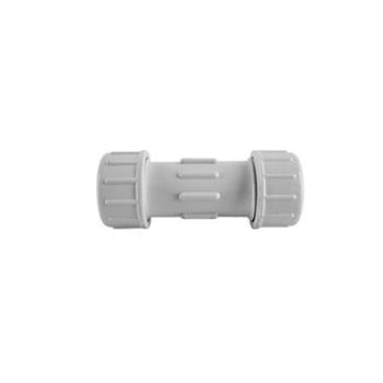 PVC COMPRESSION COUPLING 20MM
