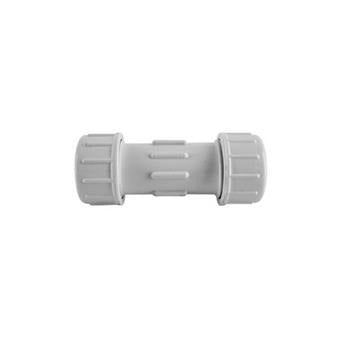 PVC COMPRESSION COUPLING 25MM