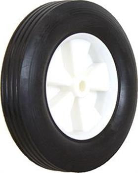 WHEEL 200mm RUBBER 1/2  ID X 42
