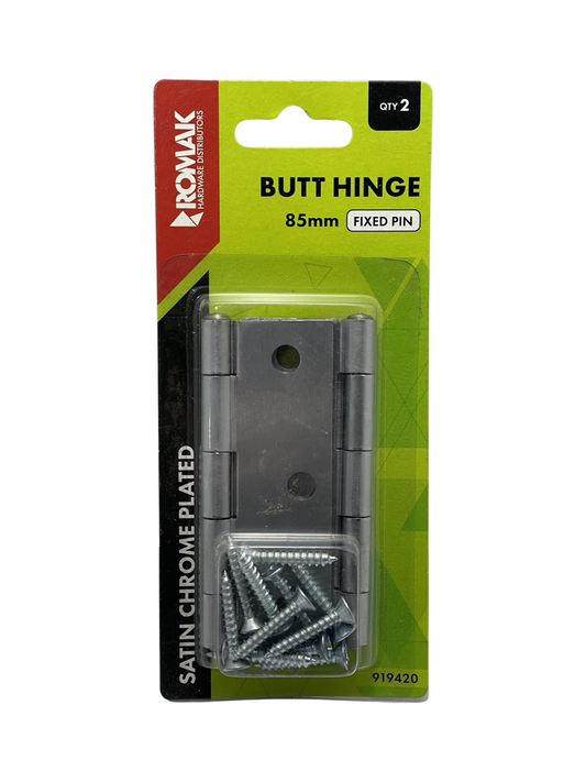 Romak Butt Hinge SCP FP 85x60x1.6MM