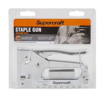 STAPLE GUN MED DUTY METAL S/C