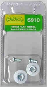 WHEEL SHOWER SCREEN W SCREW 19MM PK2