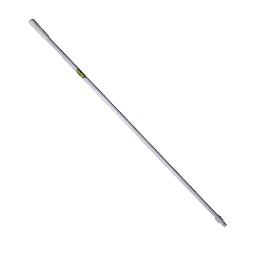 WHITE METAL HANDLE 25MM X 1450MM ( UNIVERSAL THREAD )