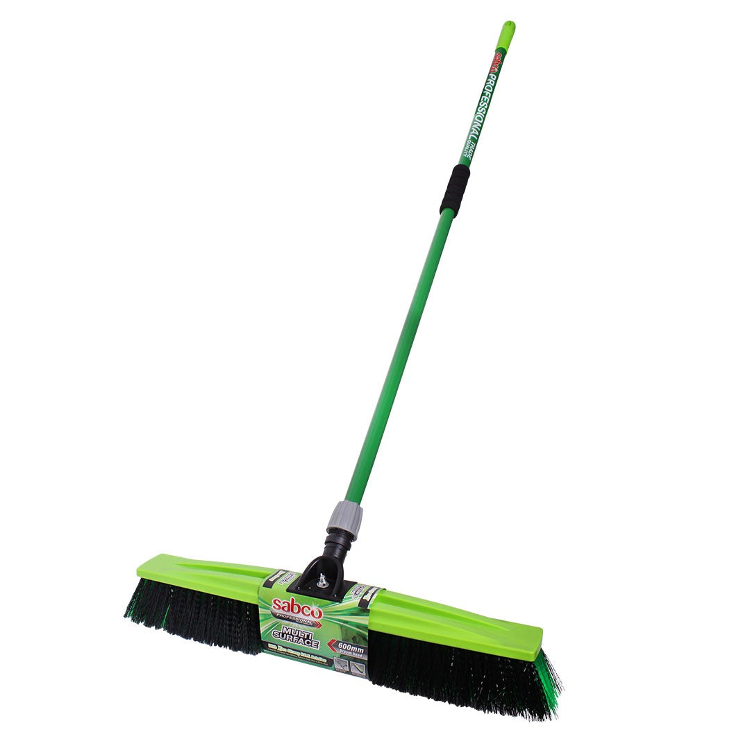 ALL PURPOSE BRISTLES BROOM WITH HANDLE 600MM