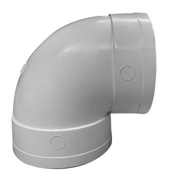 STORMWATER ELBOW F & F 90MM 90° SWB9090