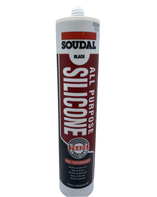 Soudal All Purpose Silicone Black 300 ml