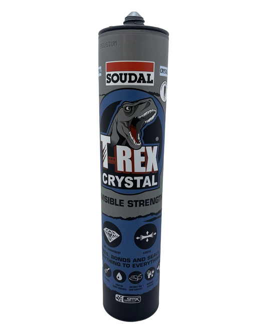 Soudal T-Rex Crystal Clear Sealant and Adhesive