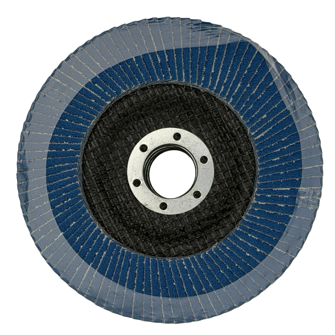 ToolKing Flap Disc 125mm 5 Inch (40/80/120 Grit) - Pack of 5